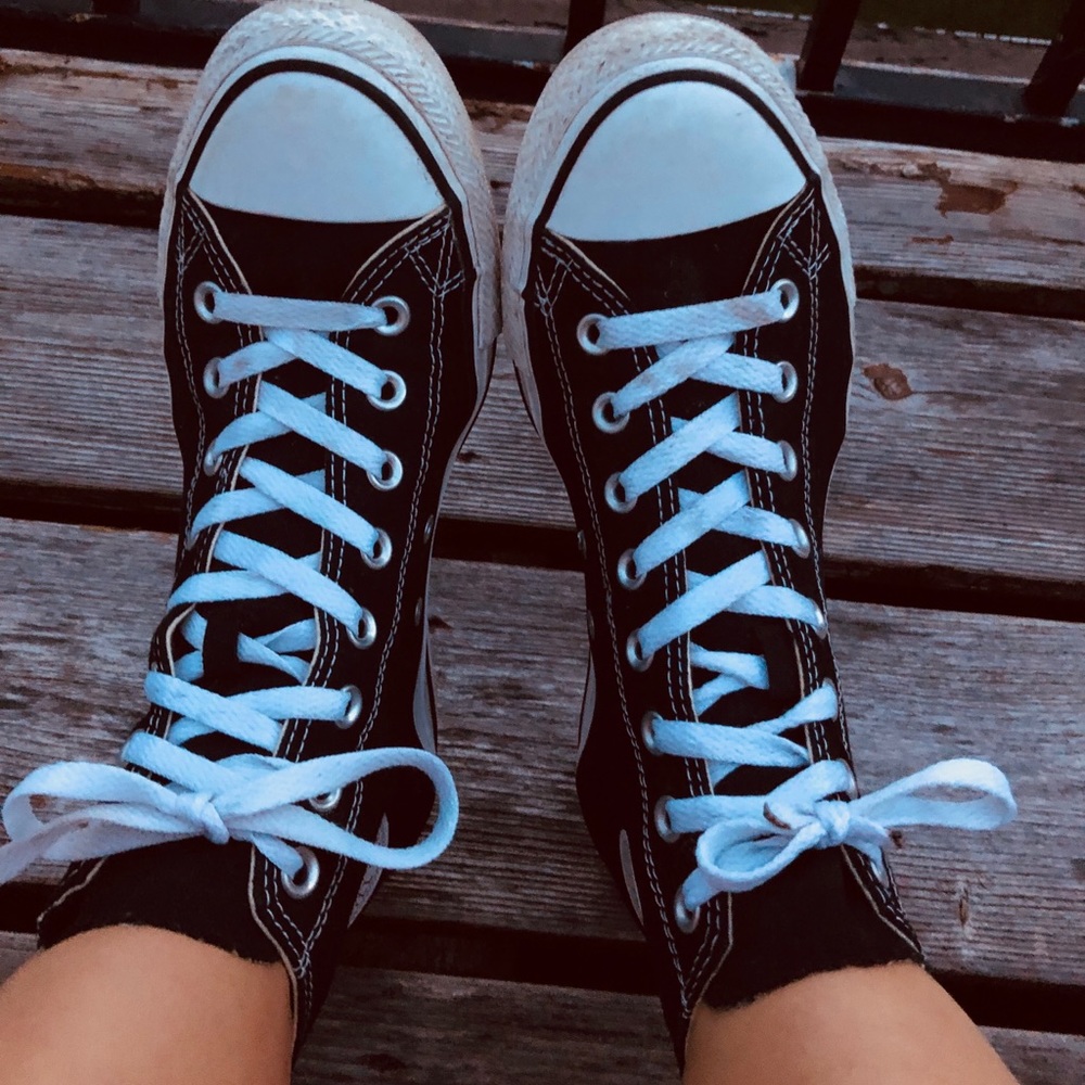 black converse high tops<3 - Picture 4 of 5
